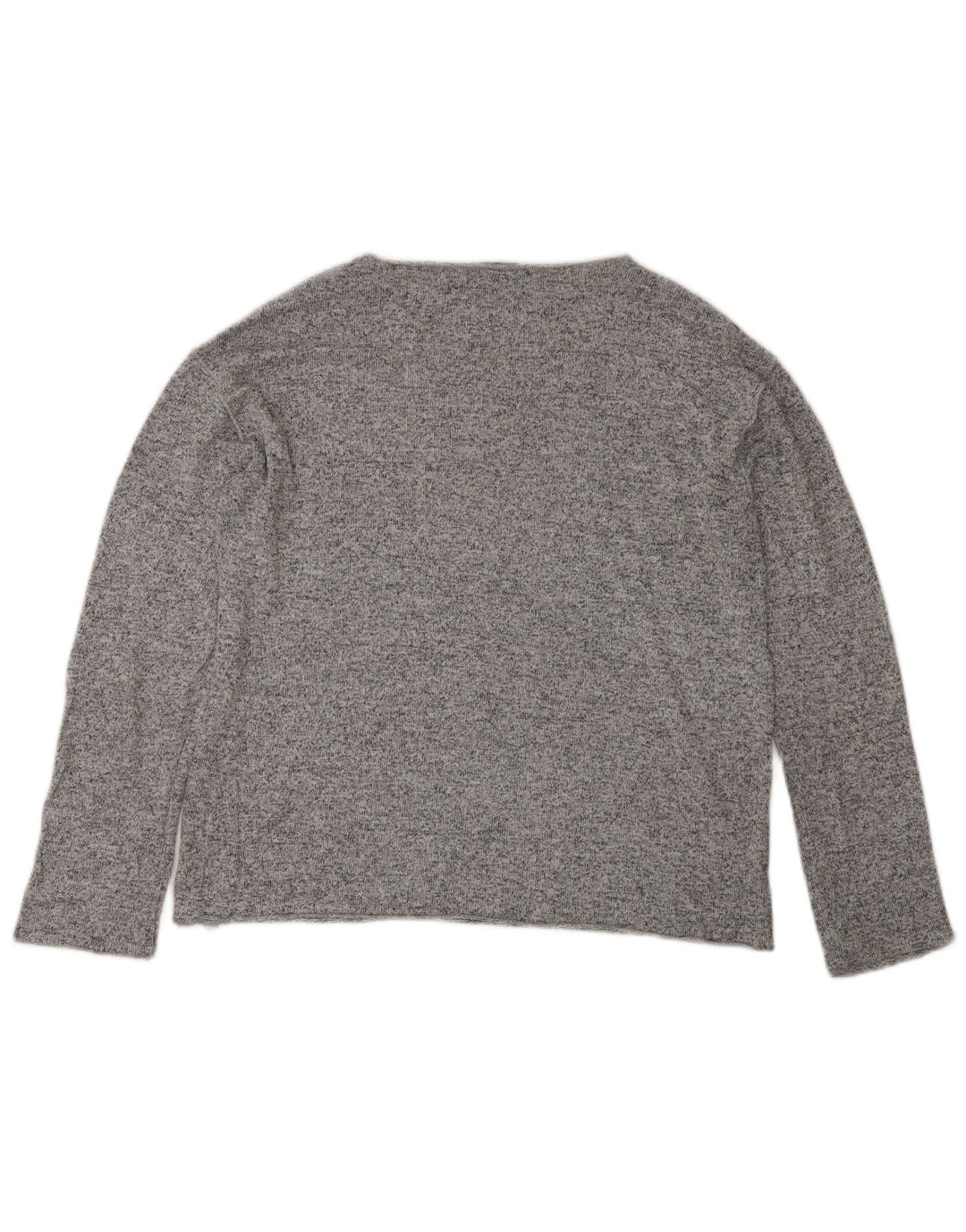 Damski top z długim rękawem Zara UK 10 Small, szara, nakrapiana wiskoza