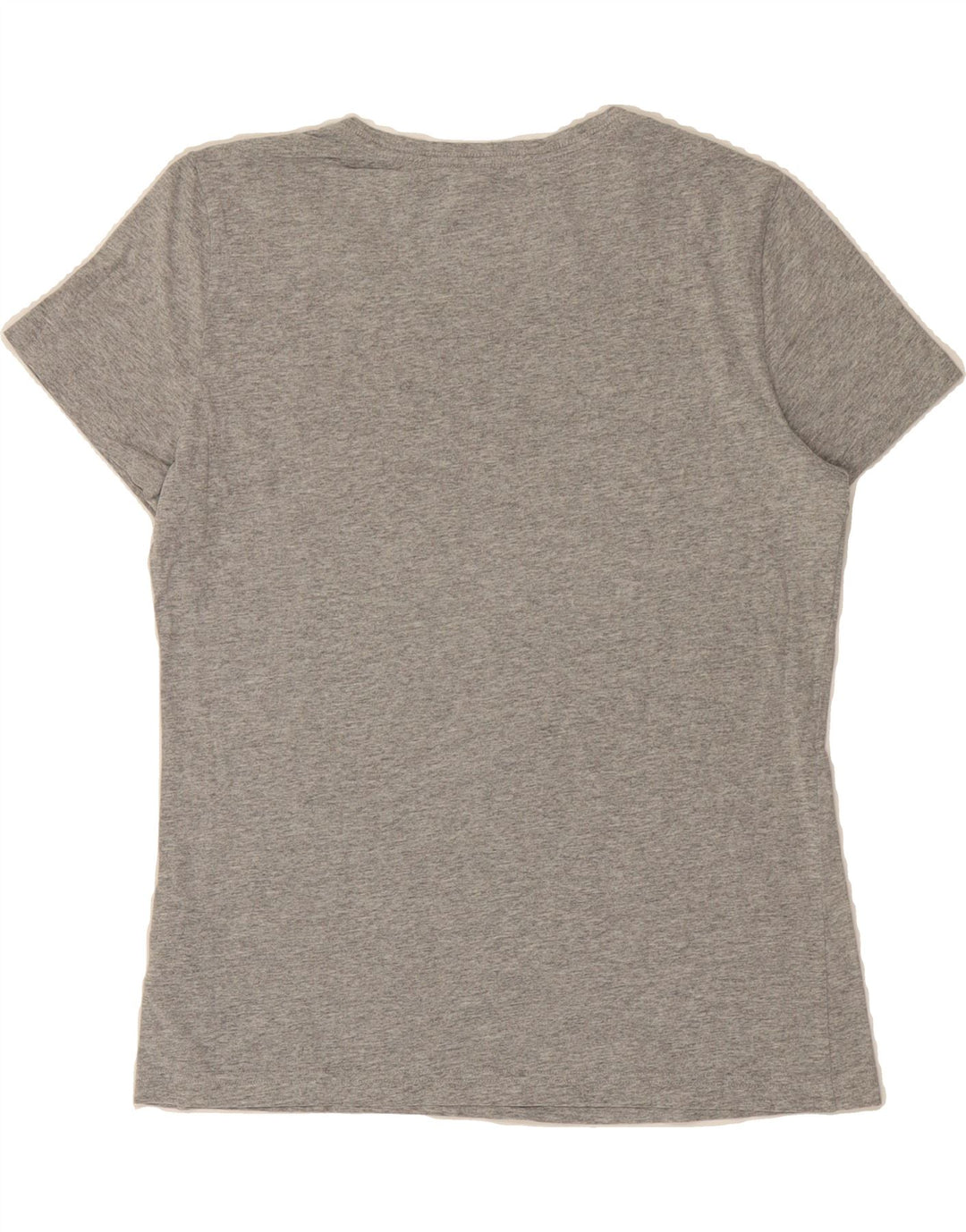 ADIDAS Womens T-Shirt Top UK 12/14 Medium Grey Cotton Vintage Adidas and Second-Hand Adidas from Messina Hembry 