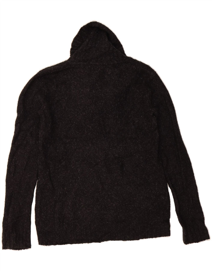 MICHAEL KORS Womens Roll Neck Jumper Sweater UK 10 Small Grey Acrylic Vintage Michael Kors and Second-Hand Michael Kors from Messina Hembry 