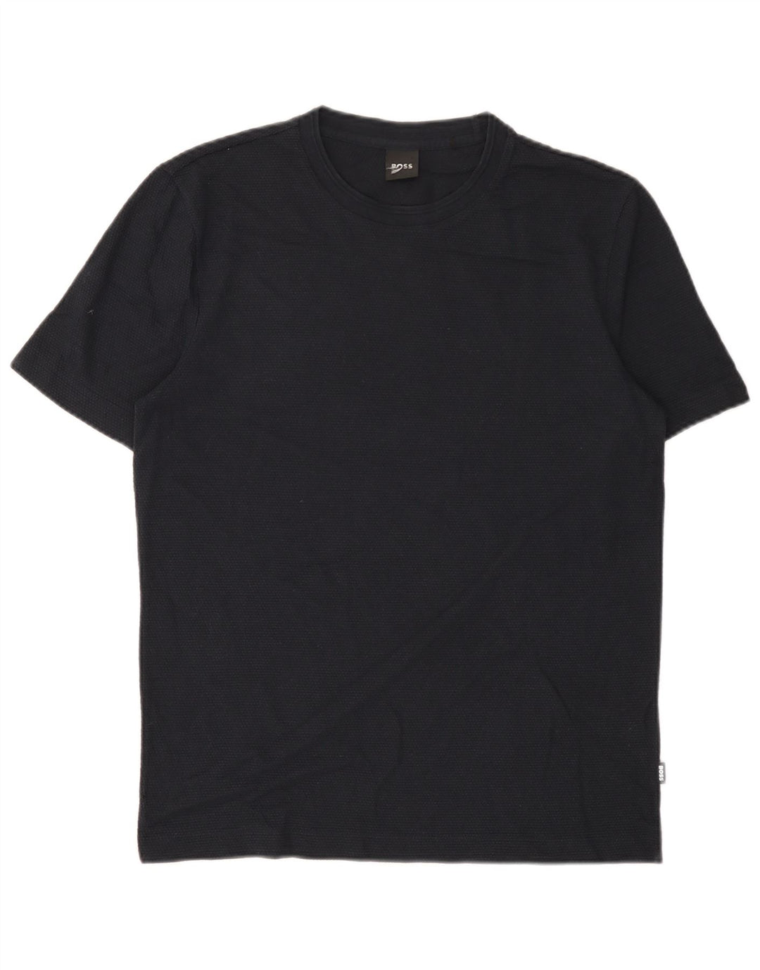 T-shirt męski Hugo Boss, średni, granatowy, bawełniany