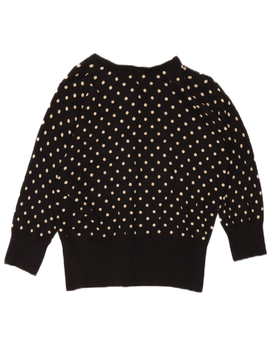 Marks & Spencer Damski sweter rozpinany z autografem UK 14, średni czarny