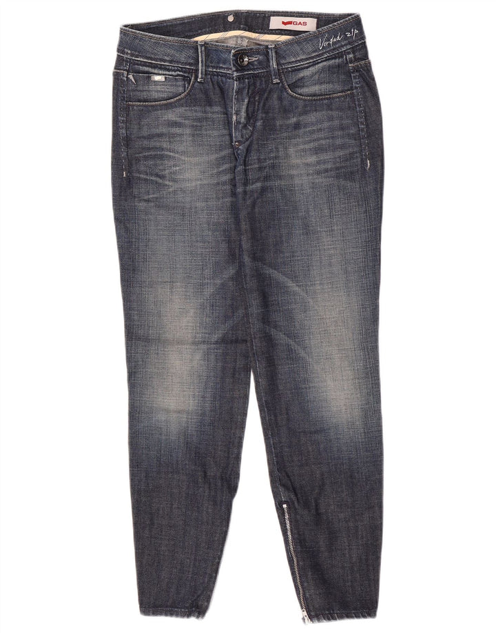 Damskie jeansy Gas W27 L26 Niebieskie bawełniane