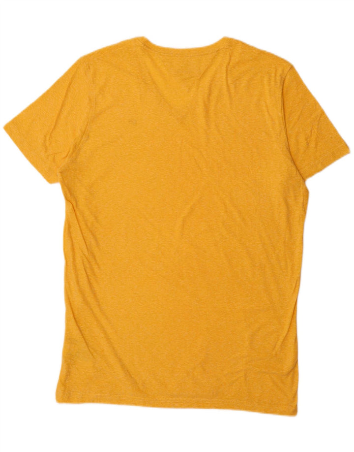 TOMMY HILFIGER Mens T-Shirt Top XL Yellow Polyester Vintage Tommy Hilfiger and Second-Hand Tommy Hilfiger from Messina Hembry 