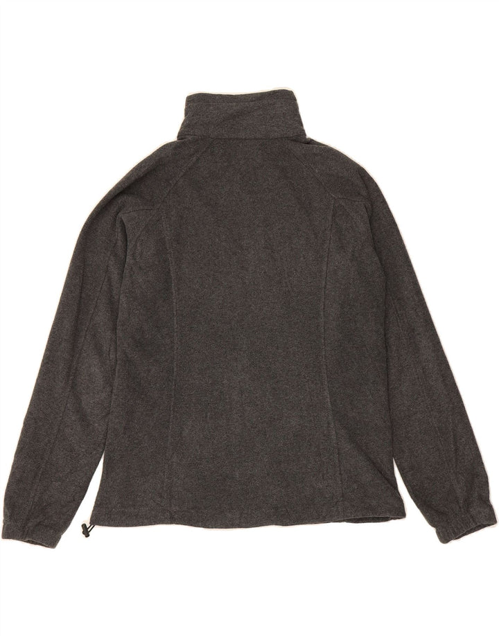 COLUMBIA Womens Fleece Jacket UK 16 Large Grey Polyester Vintage Columbia and Second-Hand Columbia from Messina Hembry 