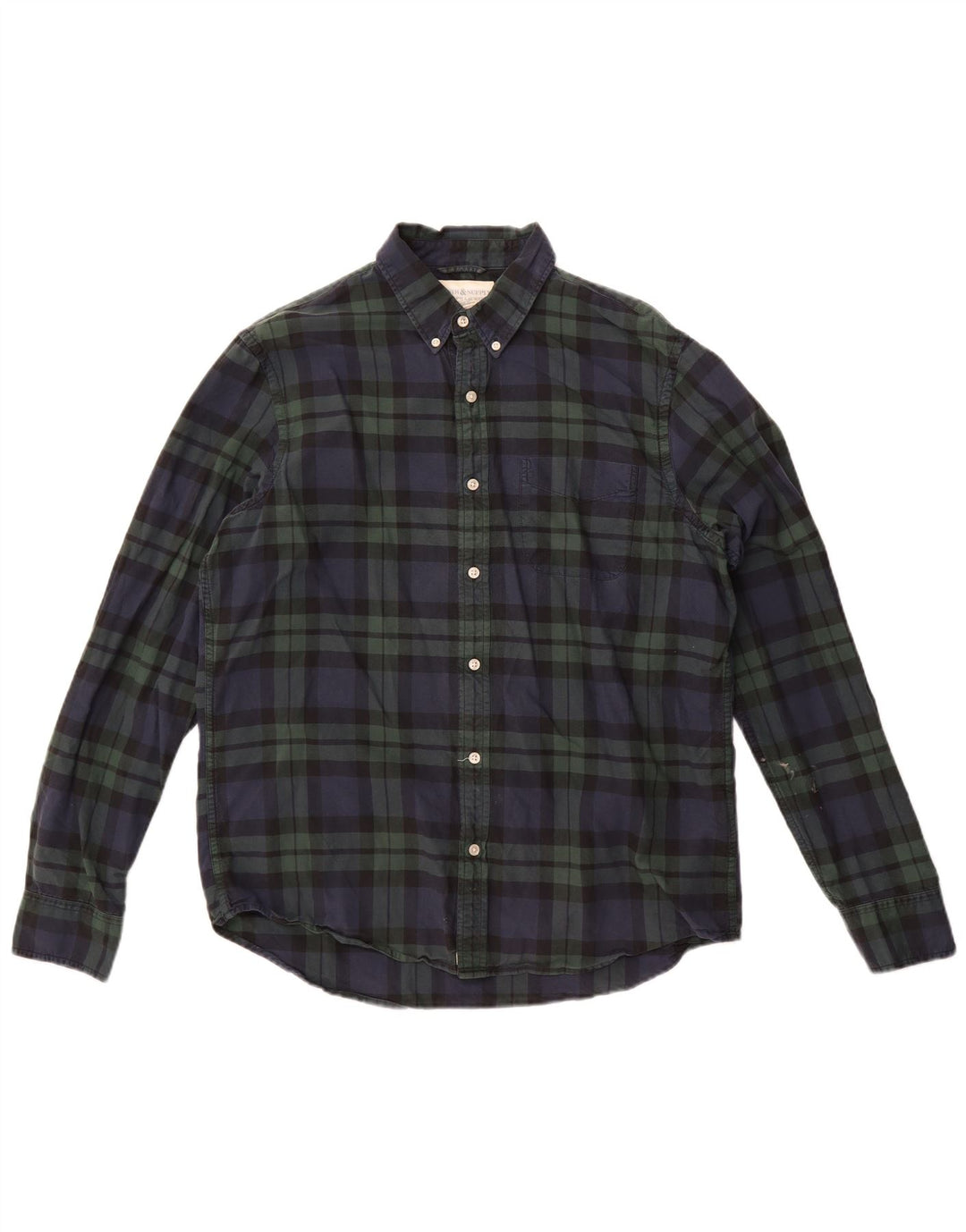 Koszula męska Ralph Lauren, duża, bawełniana w granatową kratę