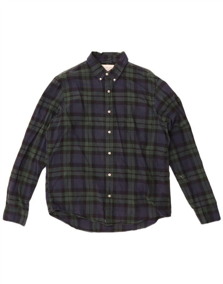 Koszula męska Ralph Lauren, duża, bawełniana w granatową kratę