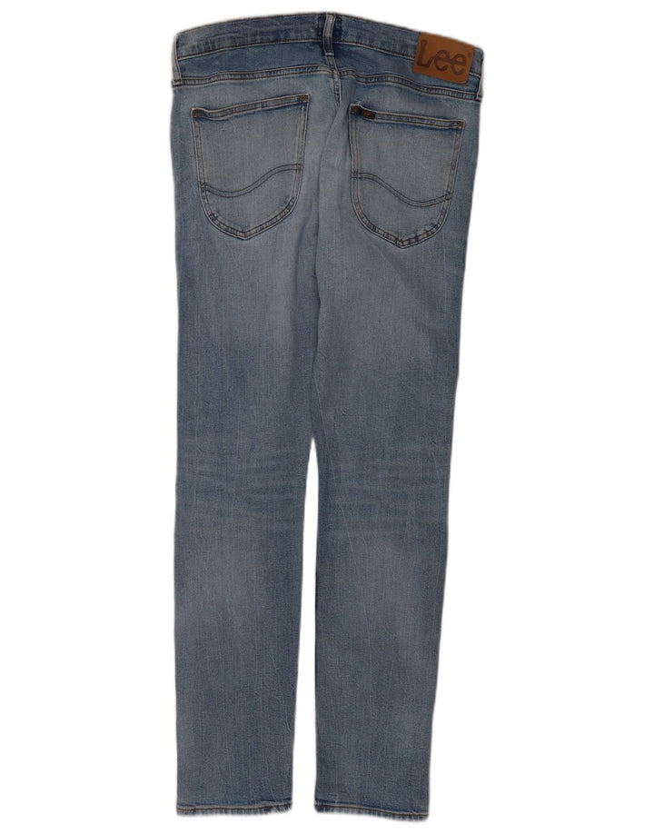 Lee Męskie Luke Slim Jeans W32 L32 Niebieskie bawełniane