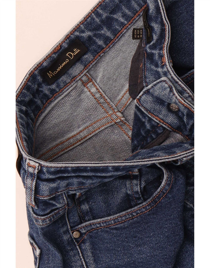 Damskie jeansy Massimo Dutti z wysokim stanem, EU 40, średnie W30 L26, niebieskie