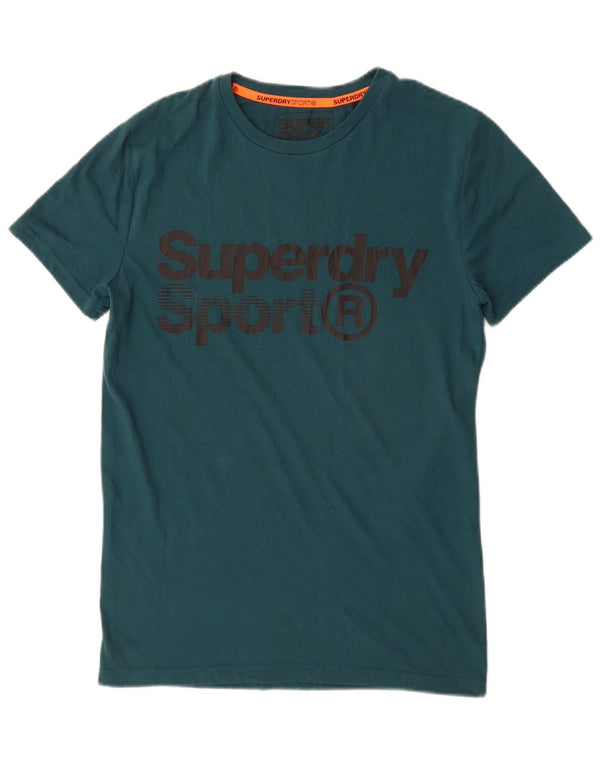Superdry Mens Graphic T-Shirt Top Small Green