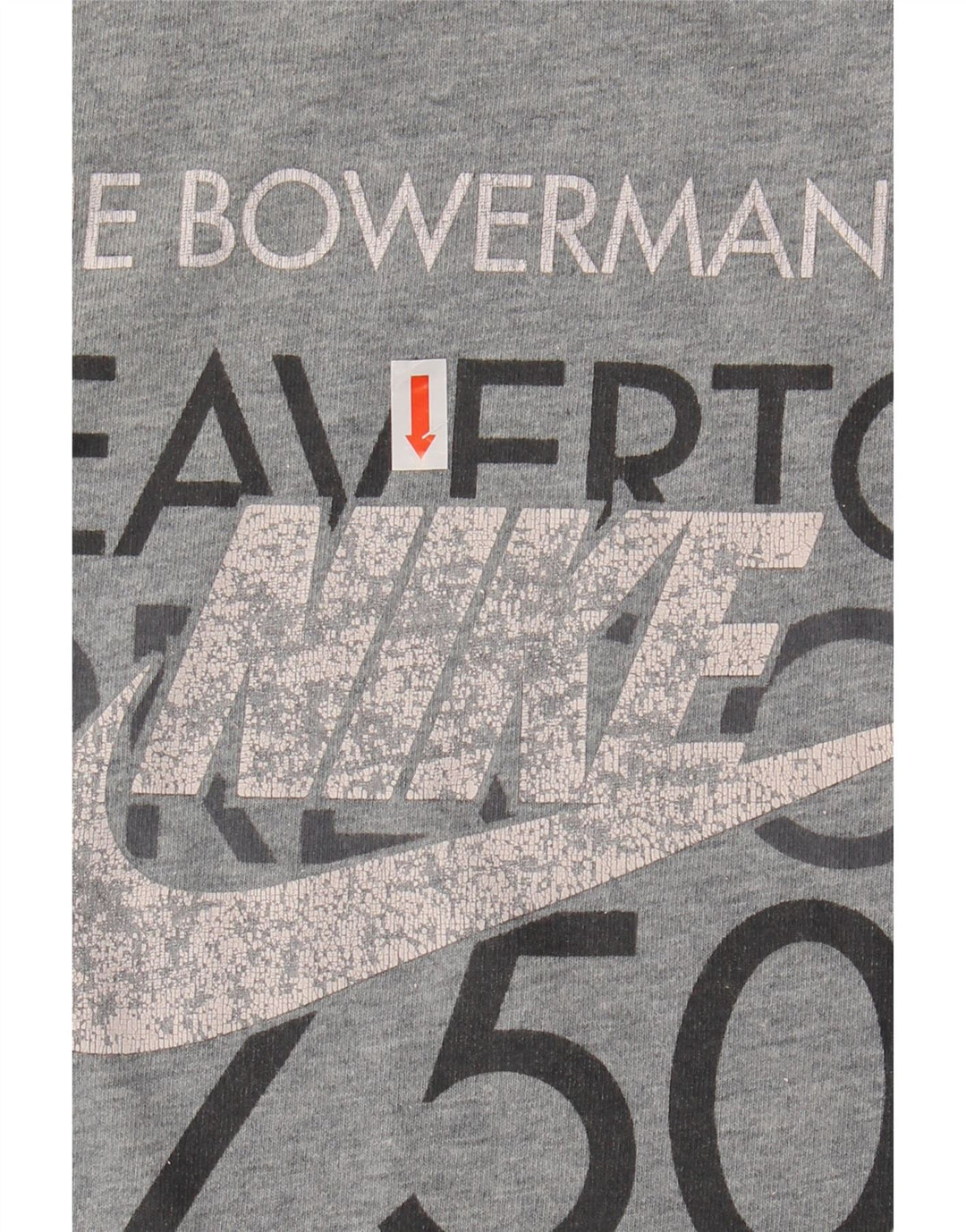 Męski T-shirt z grafiką NIKE USA, duży, szary, bawełniany blok kolorów