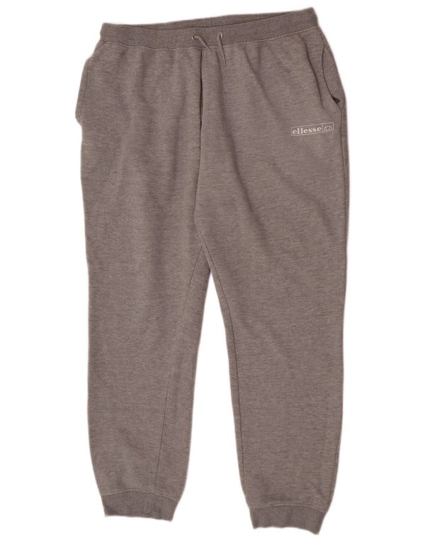 Damskie spodnie dresowe Ellesse Joggers UK 22 3XL Szara bawełna