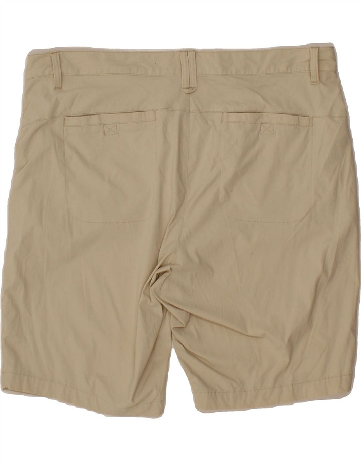 EDDIE BAUER Womens Bermuda Shorts US 16 2XL W38  Beige Nylon Vintage Eddie Bauer and Second-Hand Eddie Bauer from Messina Hembry 