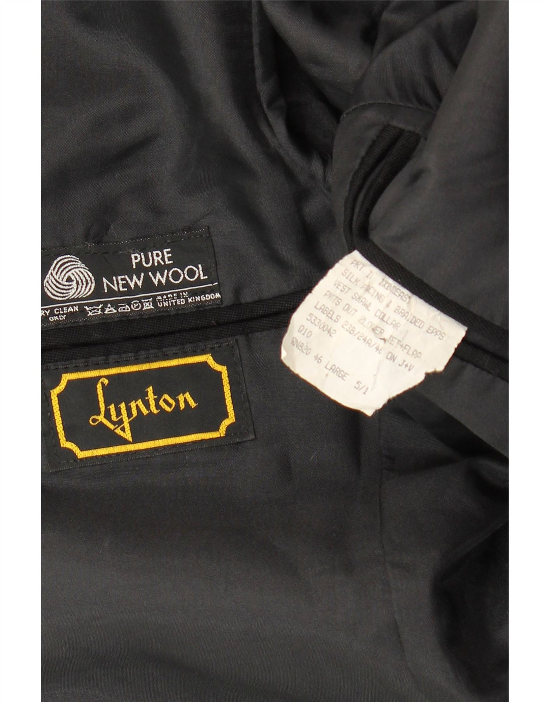 Damska marynarka frakowa IT 46 duża czarna nowa wełna