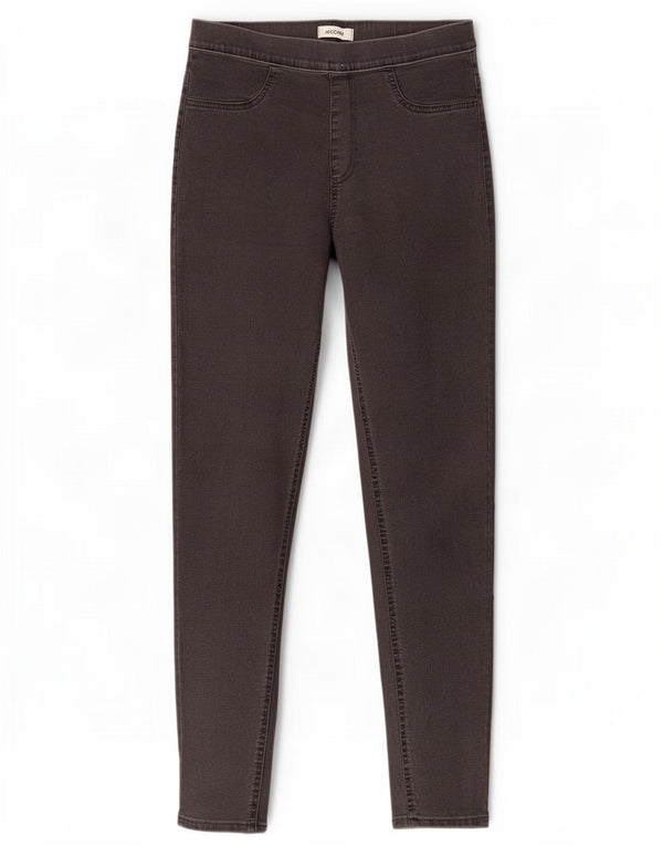 Marks & Spencer Damskie jeansy Jegging UK 12 Medium W30 L27 Szara bawełna