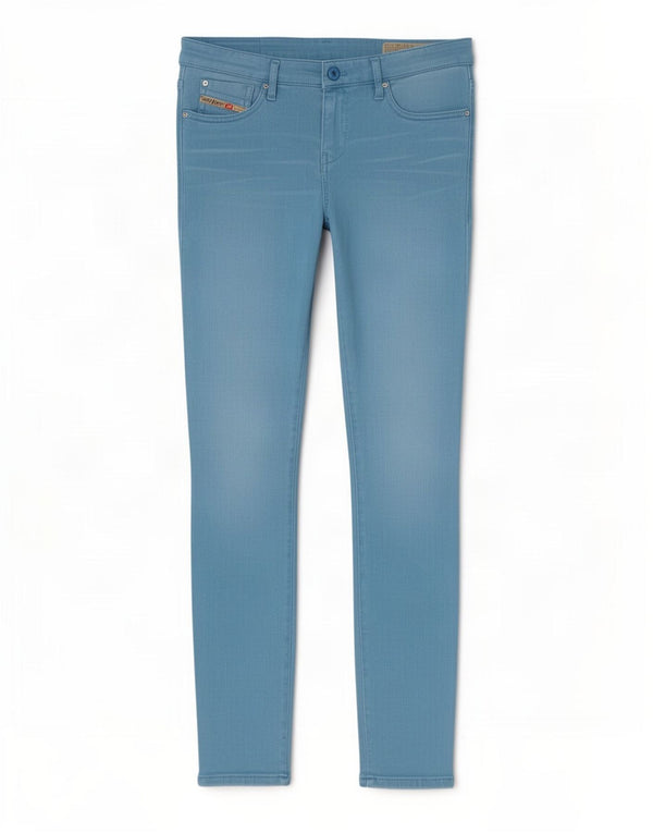 Diesel Damskie Skinny Jeansy Skinny W28 L30 Niebieskie bawełniane