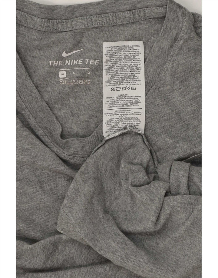 Koszulka męska Nike, średnia, szara, bawełniana nakrapiana