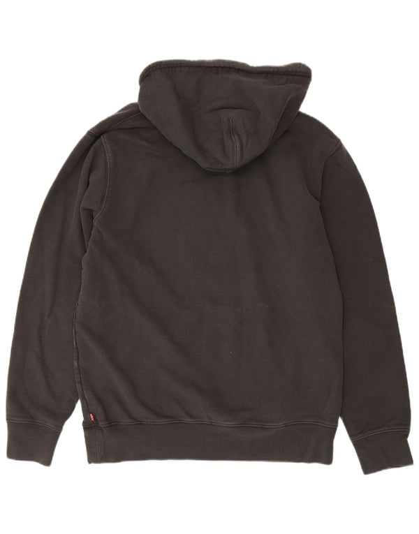 Męski sweter z kapturem Levi's Standard Graphic, średni czarny, bawełniany