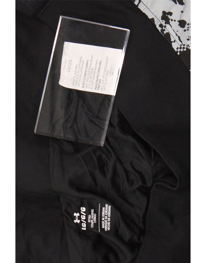 Damskie spodenki sportowe UNDER ARMOUR z abstrakcyjnym wzorem UK 14, duże, szare