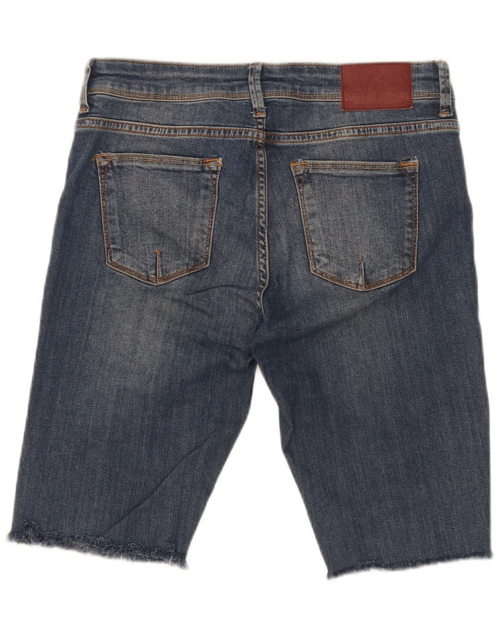 Damskie spodenki jeansowe Zara w trudnej sytuacji EU 38 Small W28 niebieskie