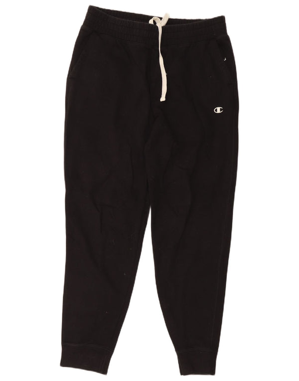Spodnie dresowe damskie Champion Joggers UK 14, duże, czarne, bawełniane