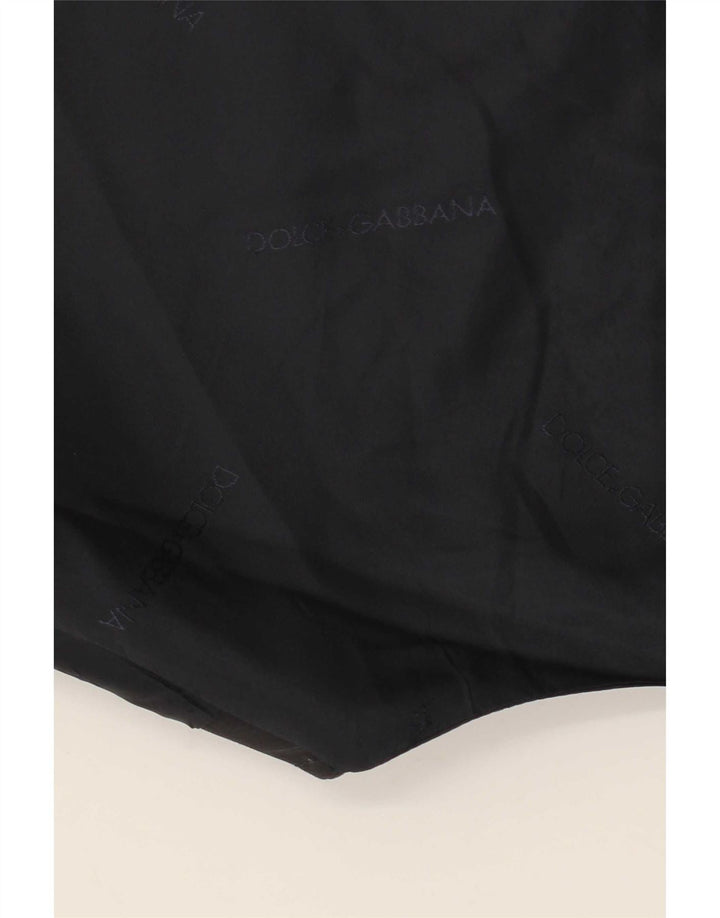 Kamizelka męska Dolce & Gabbana IT 52, duża, wełniana w granatowe paski