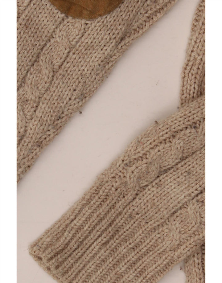 Sweter damski Zara UK 14, średni beż, akryl