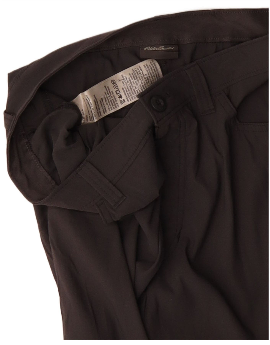 Męskie proste spodnie cargo EDDIE BAUER W32 L32 szare