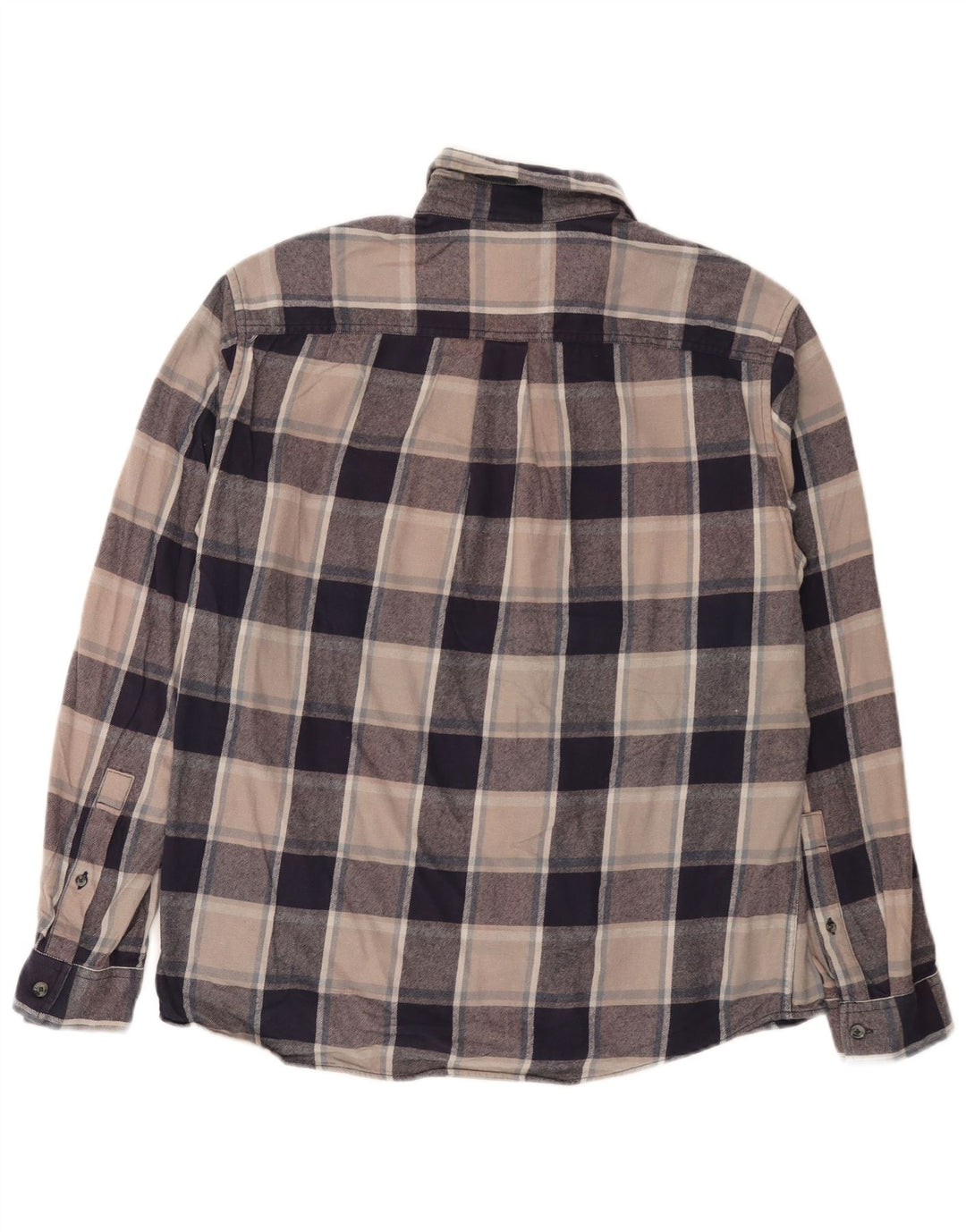 Męska koszula flanelowa Eddie Bauer, duża, wielokolorowa, bawełniana w kratę