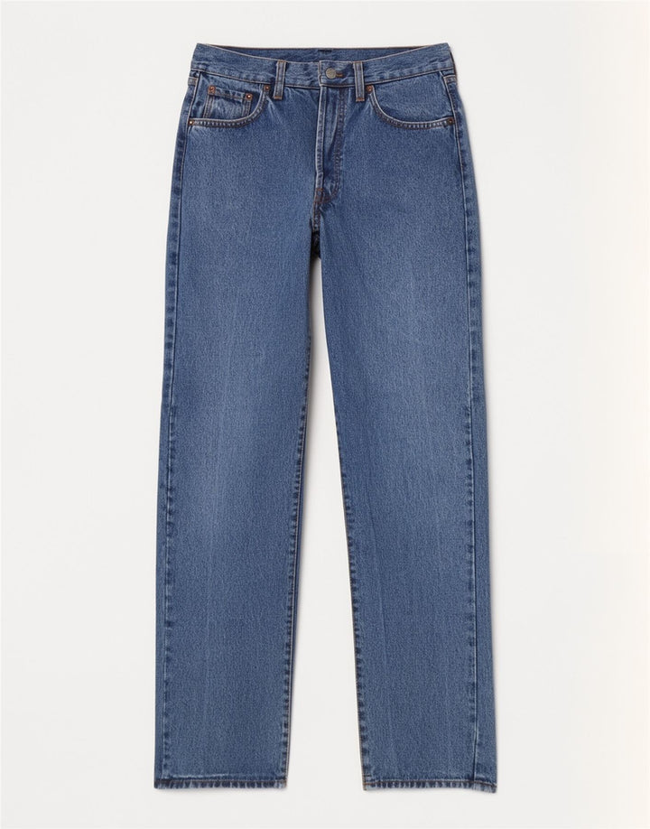 Damskie jeansy Replay 901 Slim W32 L32 Niebieskie bawełniane