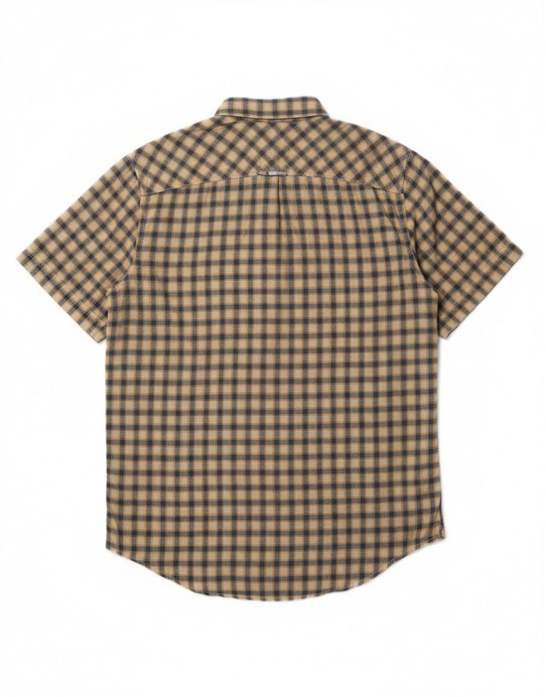 Męska koszulka z krótkim rękawem Timberland Earthkeepers w małą żółtą kratkę