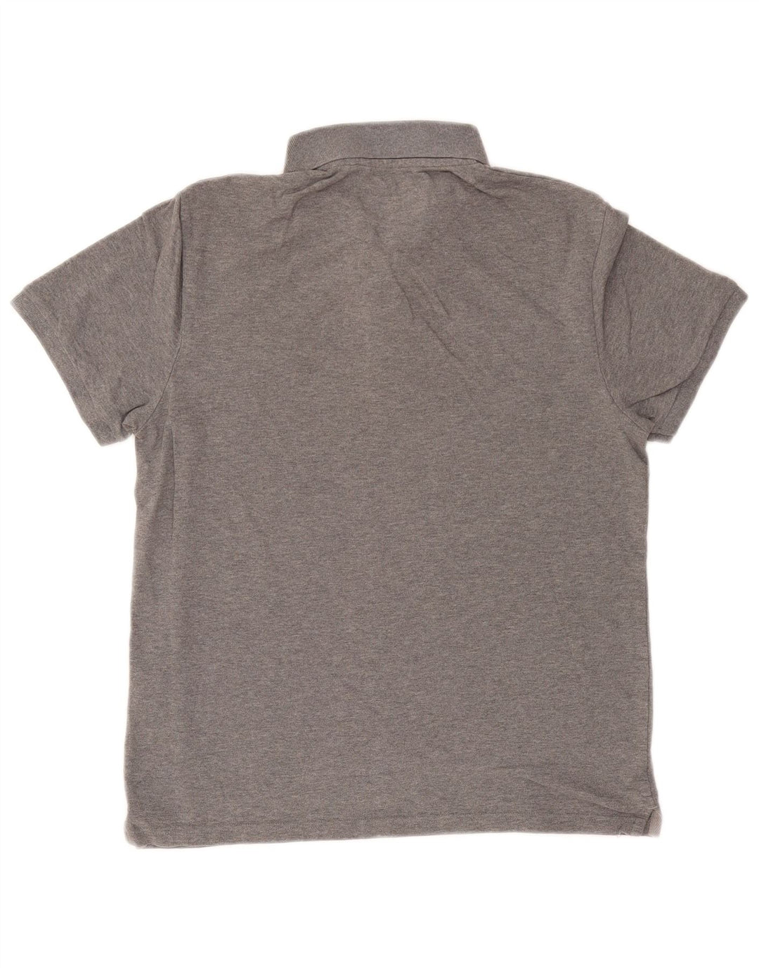 Męska koszulka polo Lyle & Scott, średnia szara bawełna w cętki