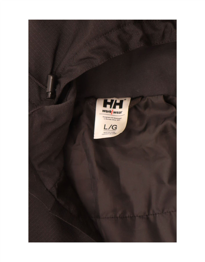 Męska kurtka wiatrówka Helly Hansen z grafiką UK 40, duży, brązowy kolor