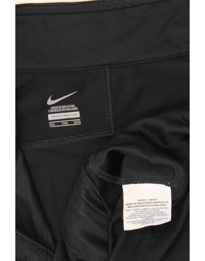 Męska kurtka dresowa Nike 2XL, czarna, poliestrowa