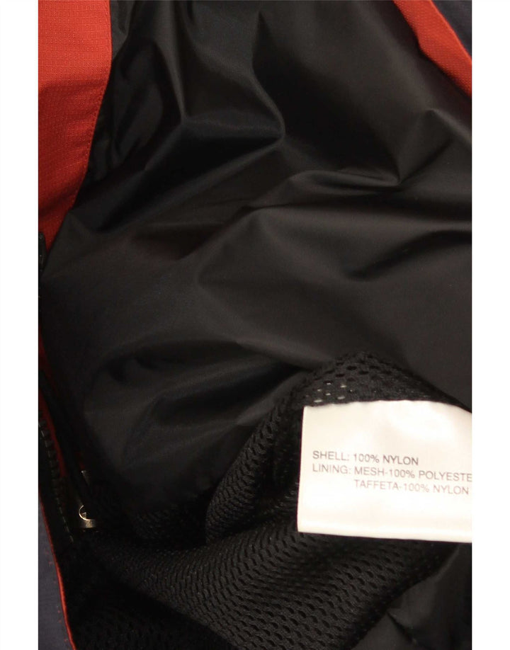 Męska kurtka przeciwdeszczowa z kapturem Musto Performance UK 38 Średni granatowy nylon