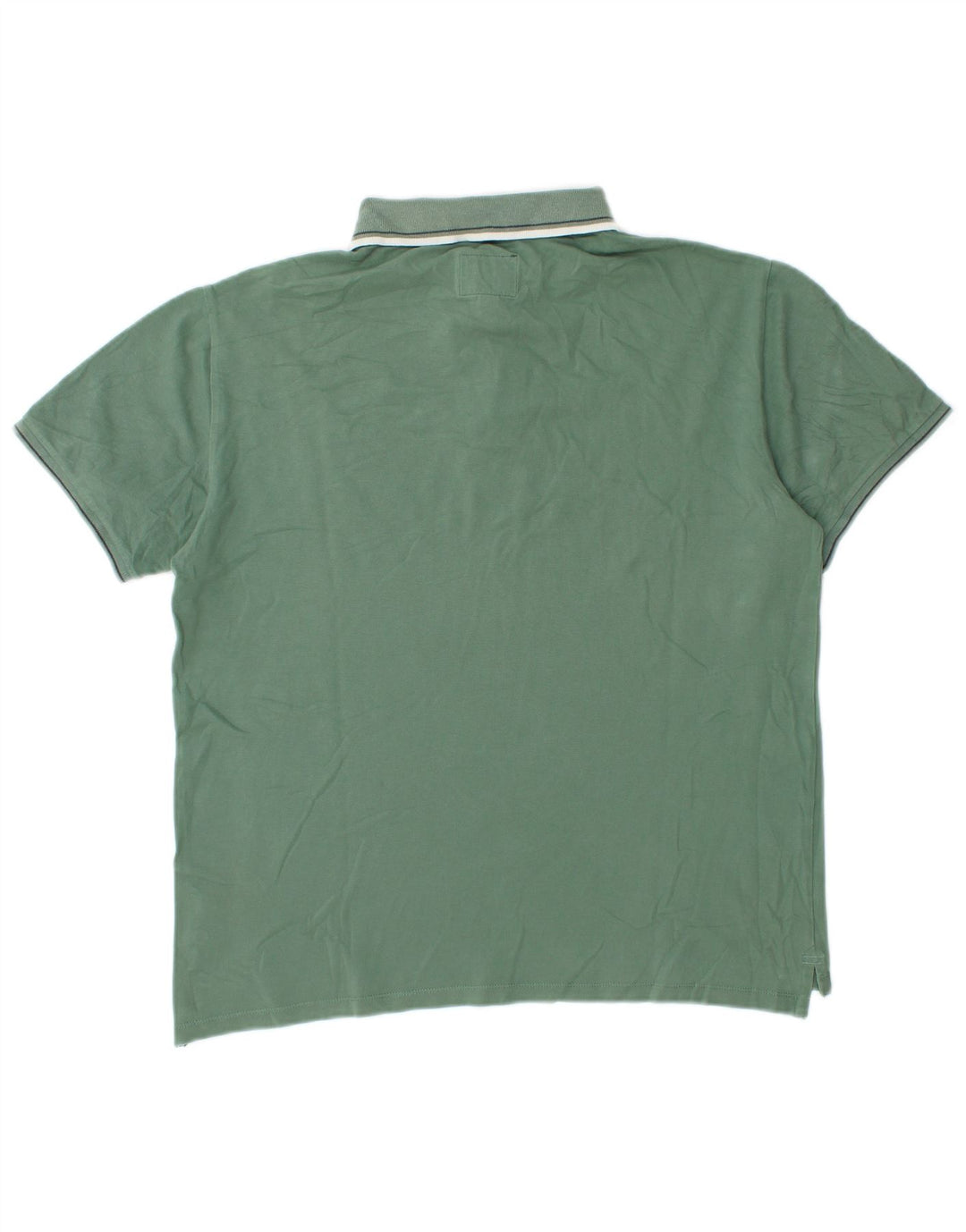 Męska koszulka polo Woolrich, średnia zielona bawełna