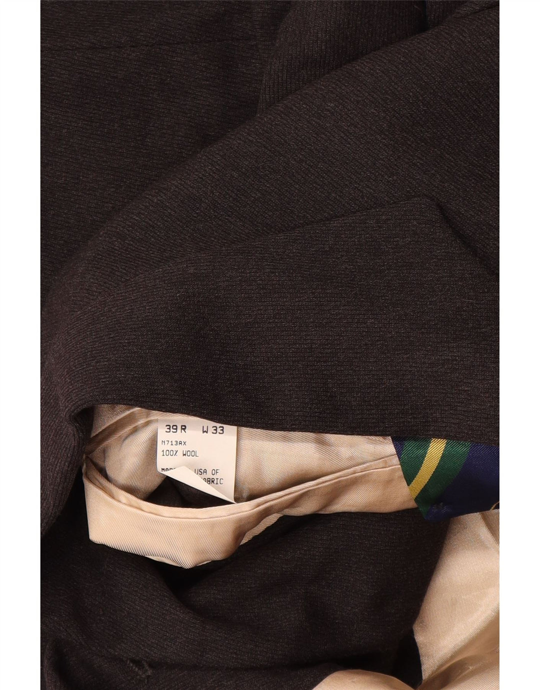 Męska marynarka zapinana na 3 guziki NAUTICA UK 38 Średnioszara wełna