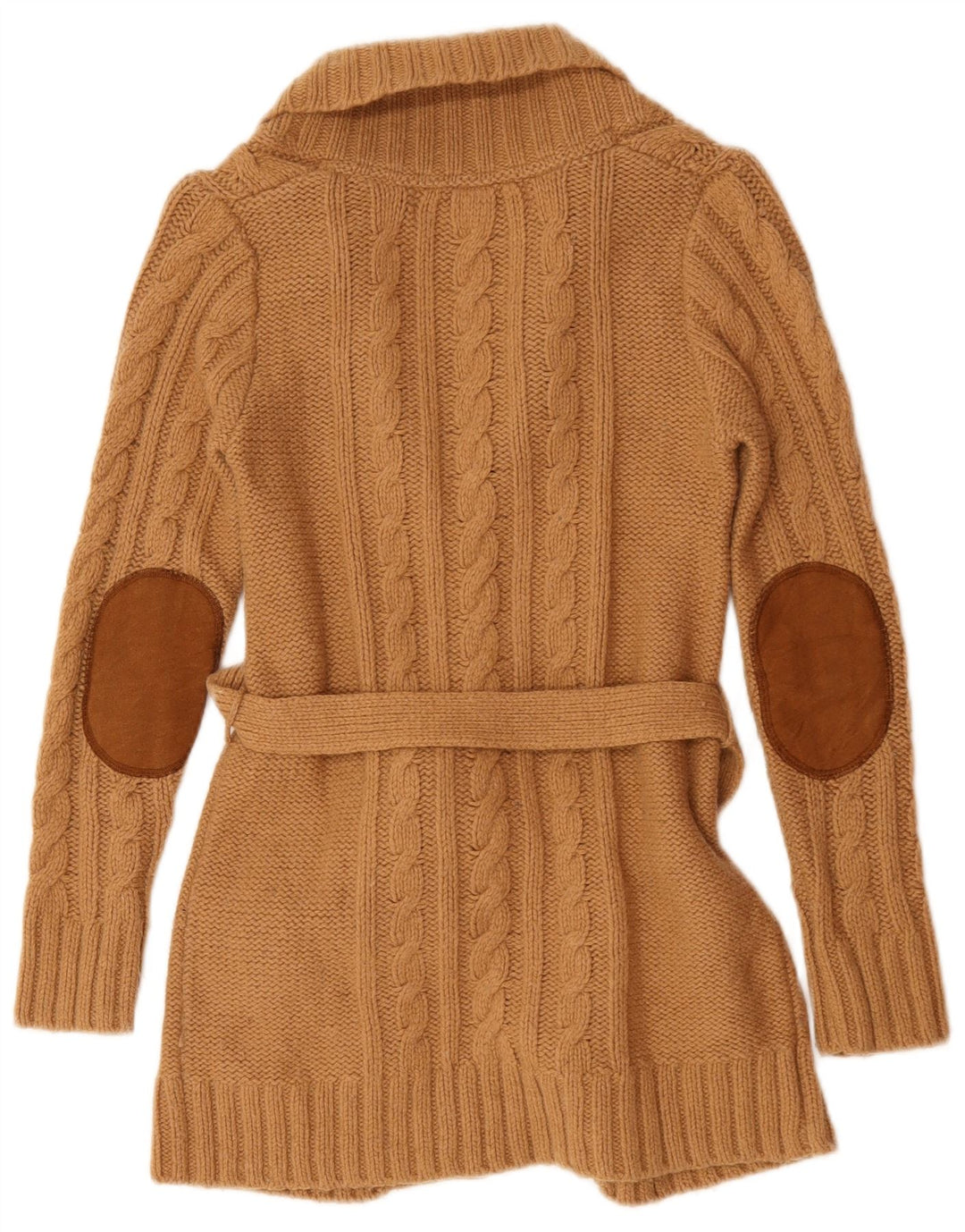 Sweter damski Zara Cardigan UK 10, mały, brązowy nylon