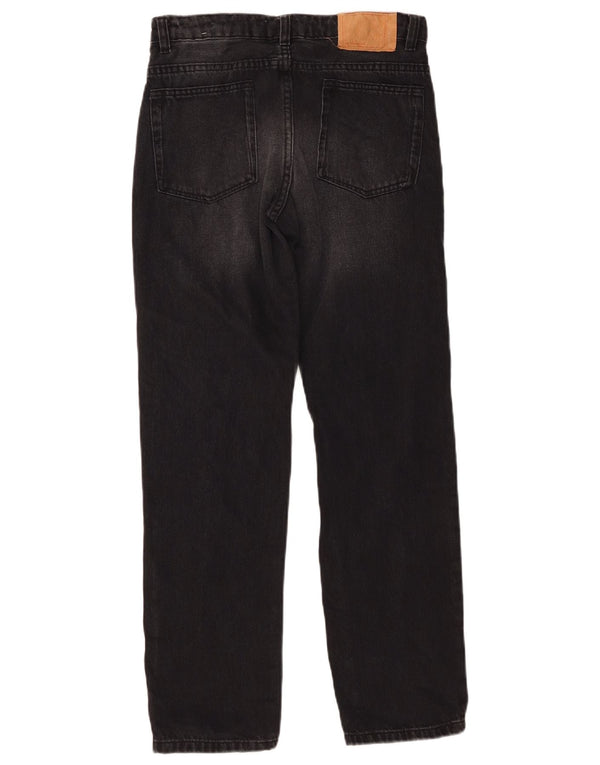 Proste dżinsy dziewczęce Zara 13-14 lat W28 L28 Czarna bawełna