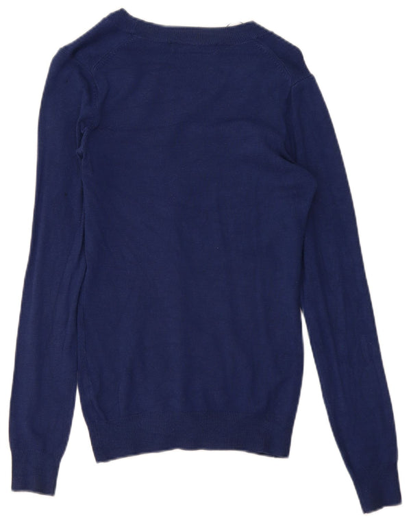 Sweter damski Zara Cardigan UK 8 Small, granatowy, wiskoza