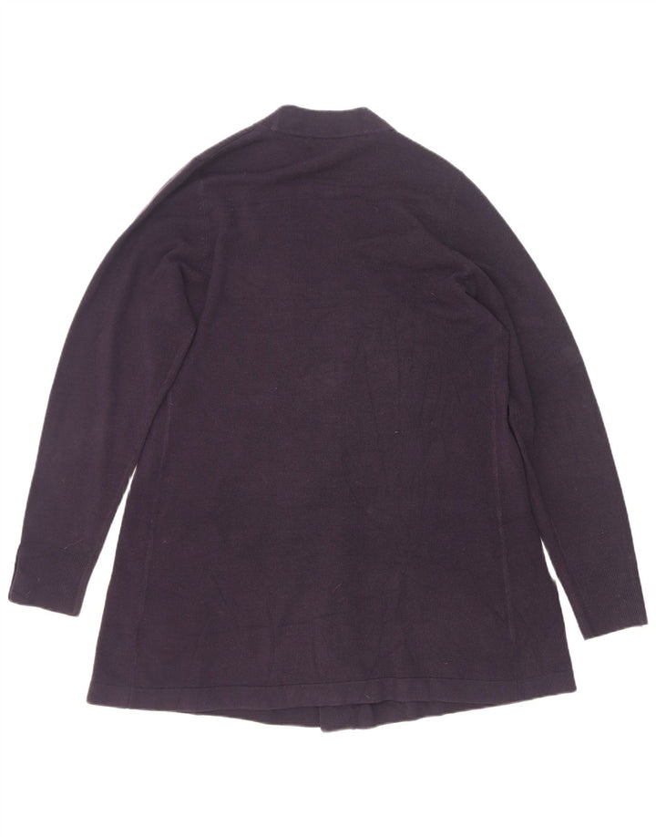 Marks & Spencer Damski sweter o przedłużonym fasonie, UK 12, średni granatowy