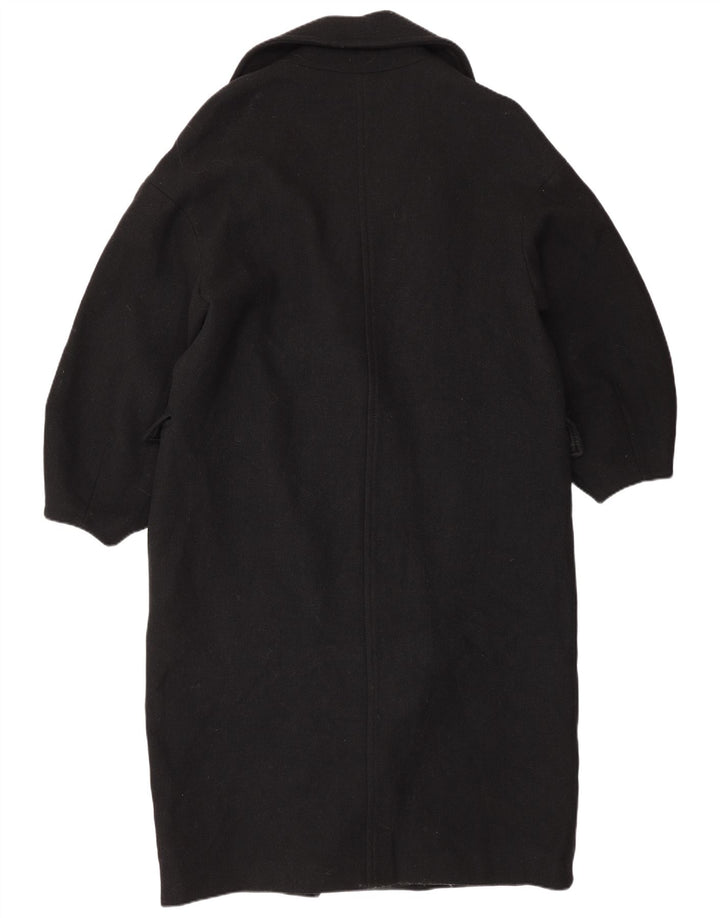 Damski płaszcz oversize Zara UK 10 Small, czarny, wełniany