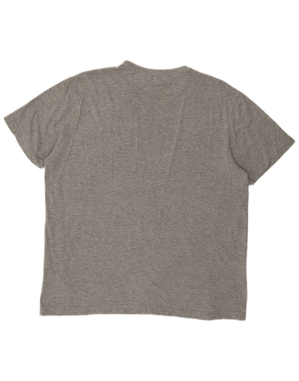 Damska koszulka z grafiką KAPPA Top UK 18 XL, szara bawełna