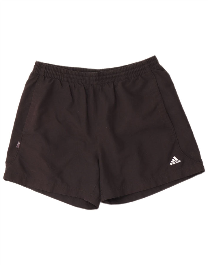 Męskie spodenki sportowe Adidas, średni czarny poliester