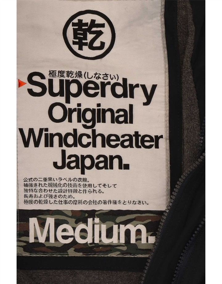 Męska kurtka wiatrówka Superdry The Windcheater UK 38, średni granat