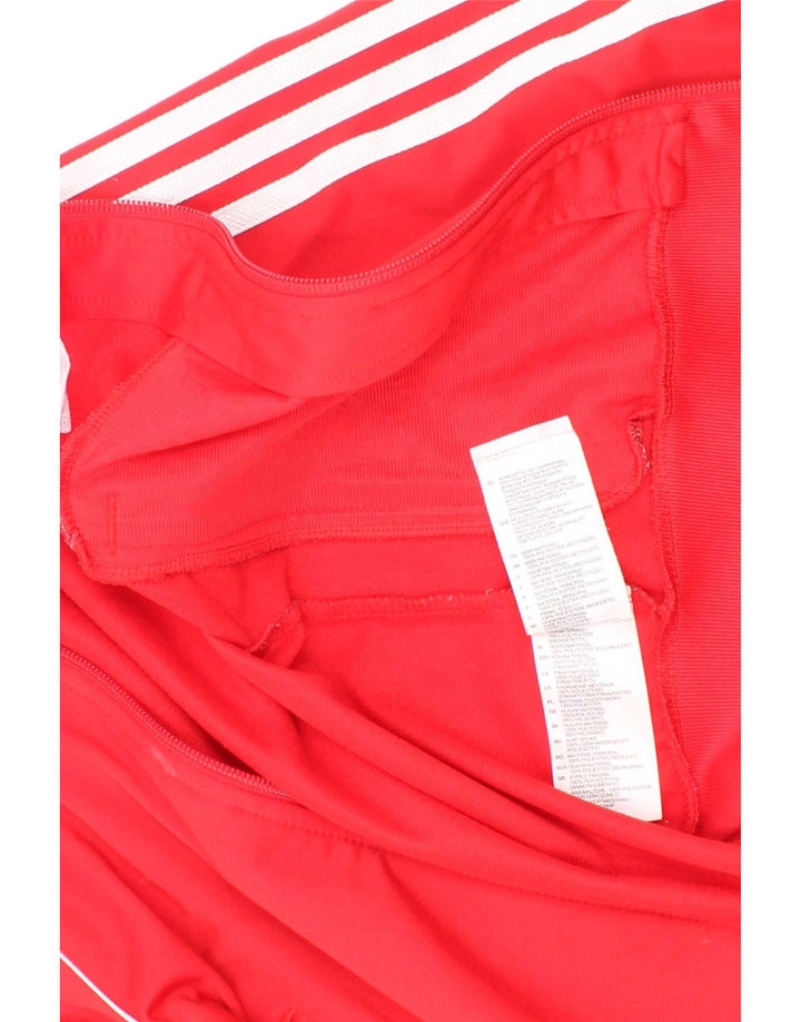 Chłopięca bluza dresowa Adidas 6-7 lat, czerwona, poliestrowa