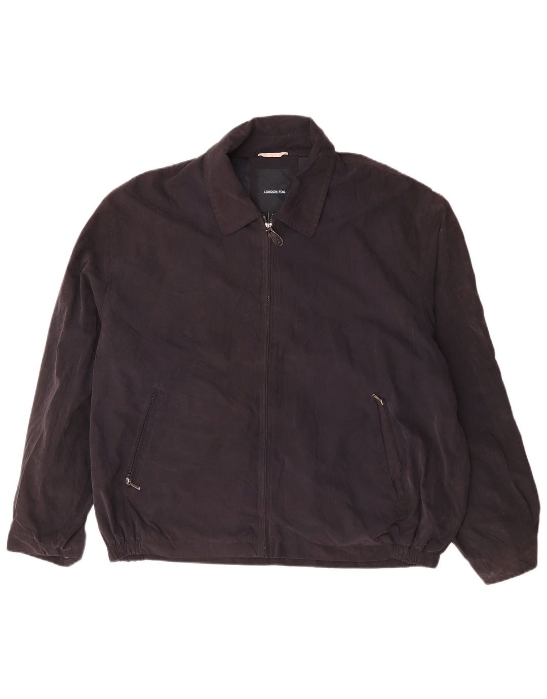 Męska kurtka bomber LONDON FOG UK 42 XL, granatowa, poliester