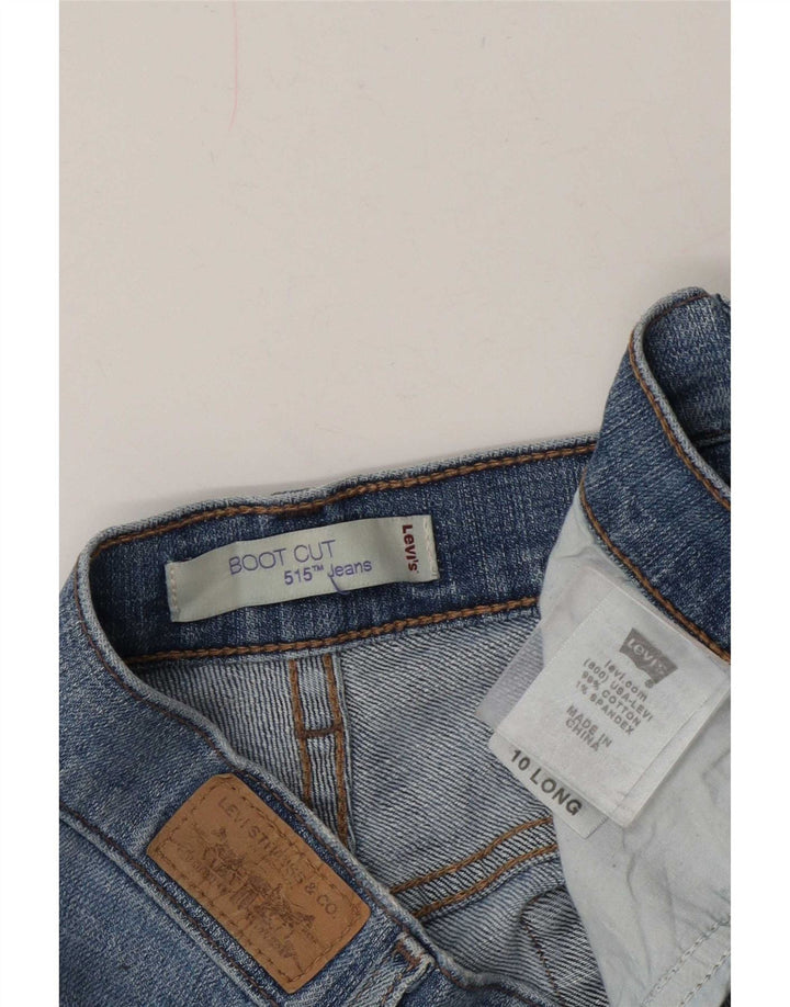 Damskie spodenki jeansowe Levi's 515 US 10, duże, W34, niebieska bawełna