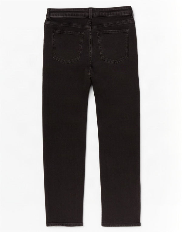 Marks & Spencer Damskie The Sienna Straight Jeans UK 14 Medium W30 L26 Czarne