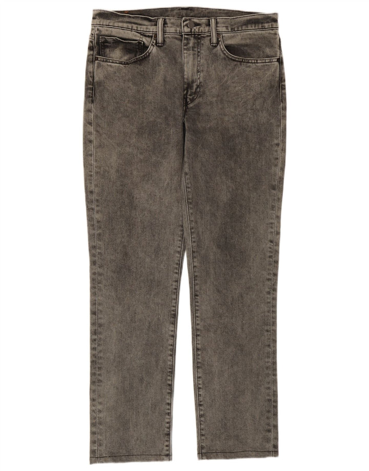 Męskie jeansy Levi's 511 Slim W34 L31 Szara bawełna