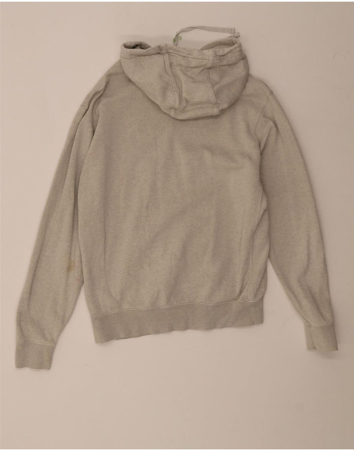 Męski sweter z kapturem Nike z grafiką, mały, szary, bawełniany